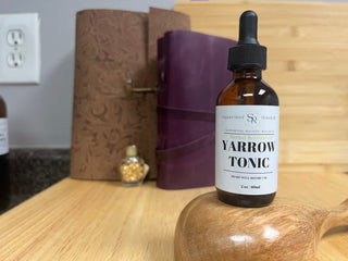 All Natural Yarrow Flower Herbal Tincture