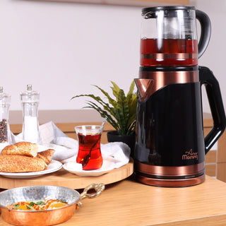 Any Morning DE23203SX Turkish Tea Maker,  2L - 68 oz
