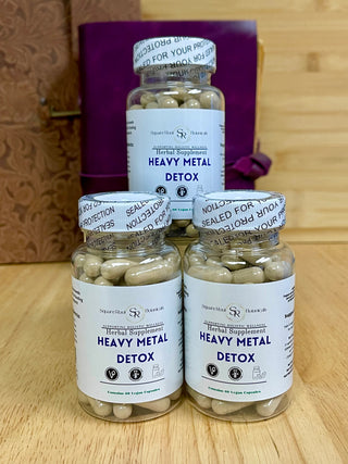All Natural Heavy Metal Detox Herbal Vegan Capsules