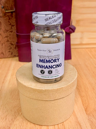 All Natural Memory Enhancing Herbal Vegan Capsules