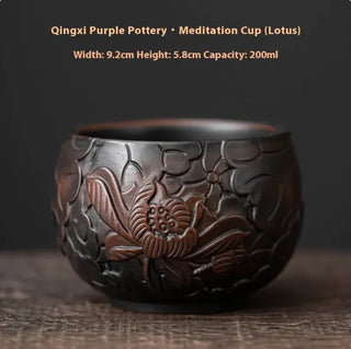 Qingxi Artisan Purple Clay Tea Cup