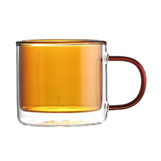 Heat Resistant Double Wall Glass Tea Cup